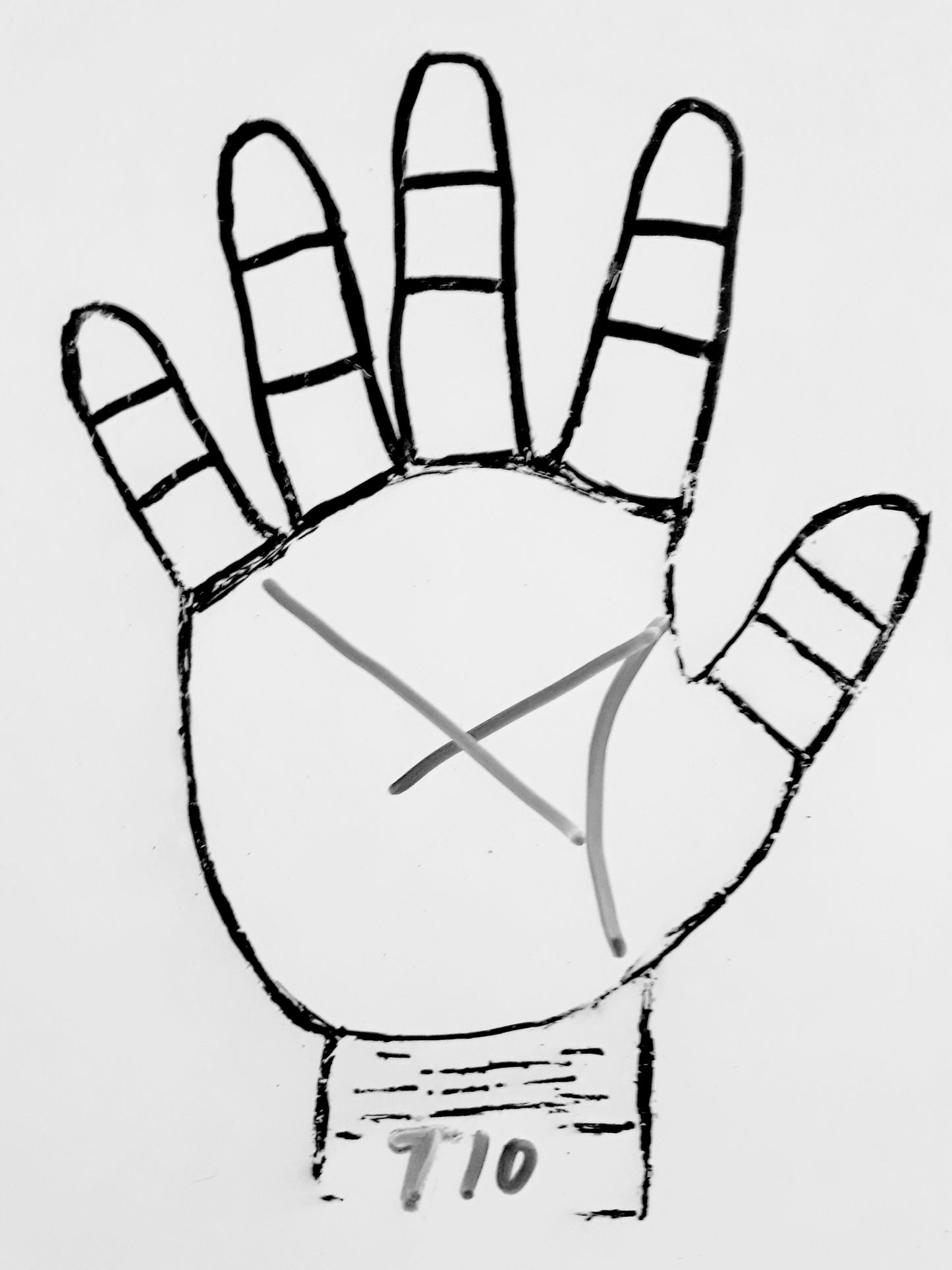 T10 TRIANGLE FORM HEALTH,HEAD AND LIFE LINE