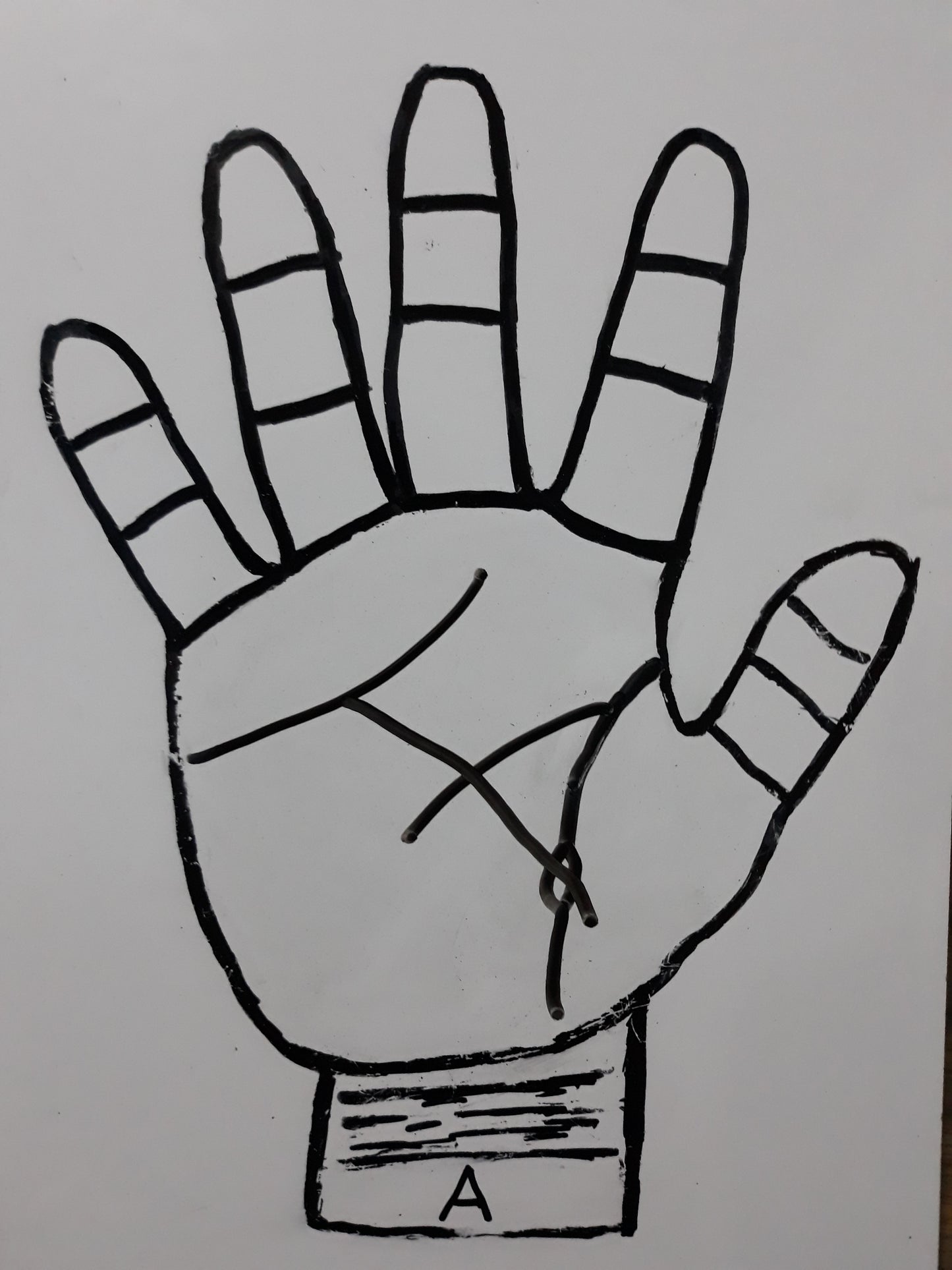 A28 LIFE LINE ISLAND TOUCHES HEART LINE