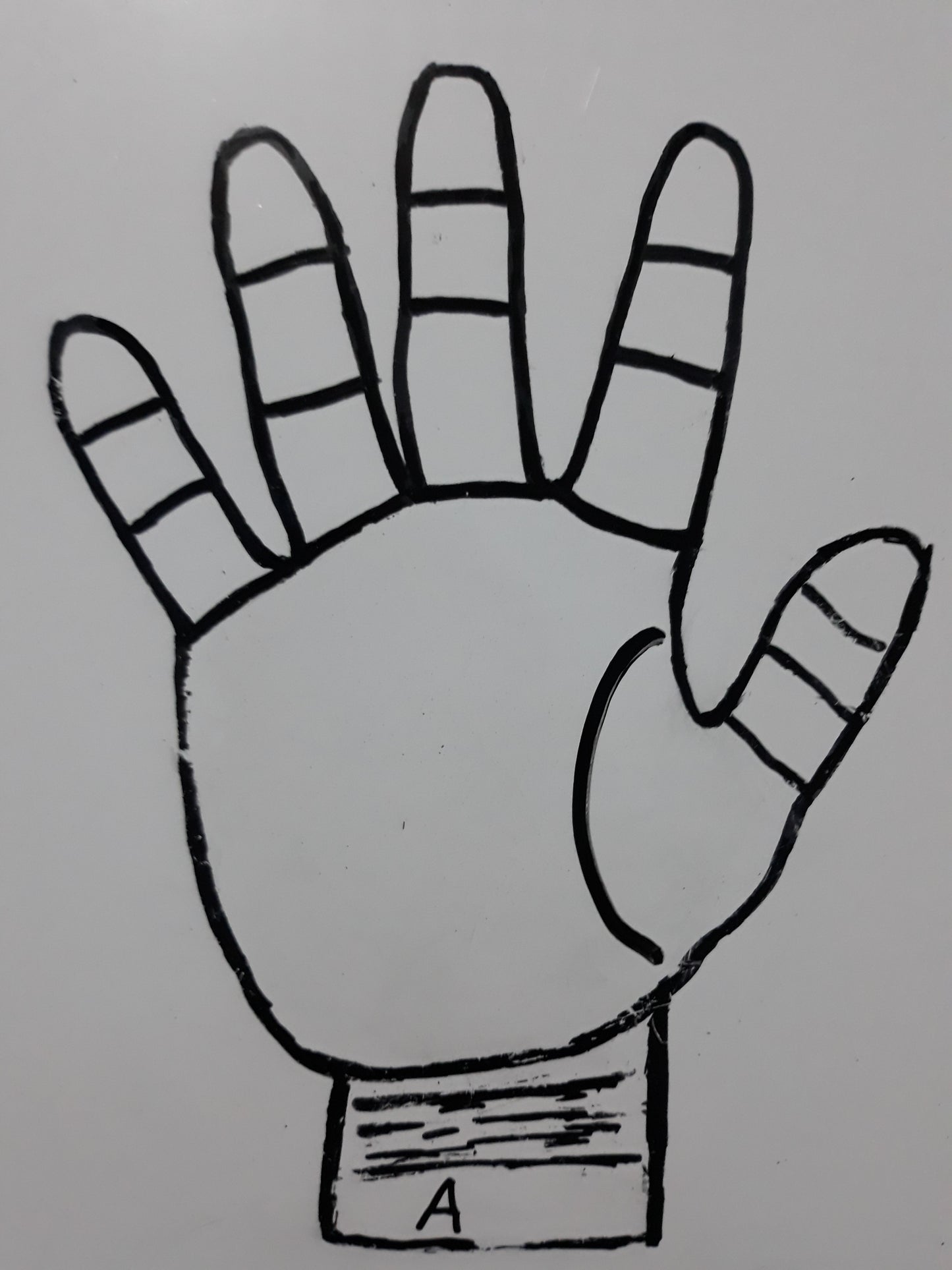 A7 LIFE LINE CURVE TO THUMB