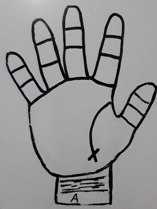 A9 LIFE LINE CROSS AT THE END