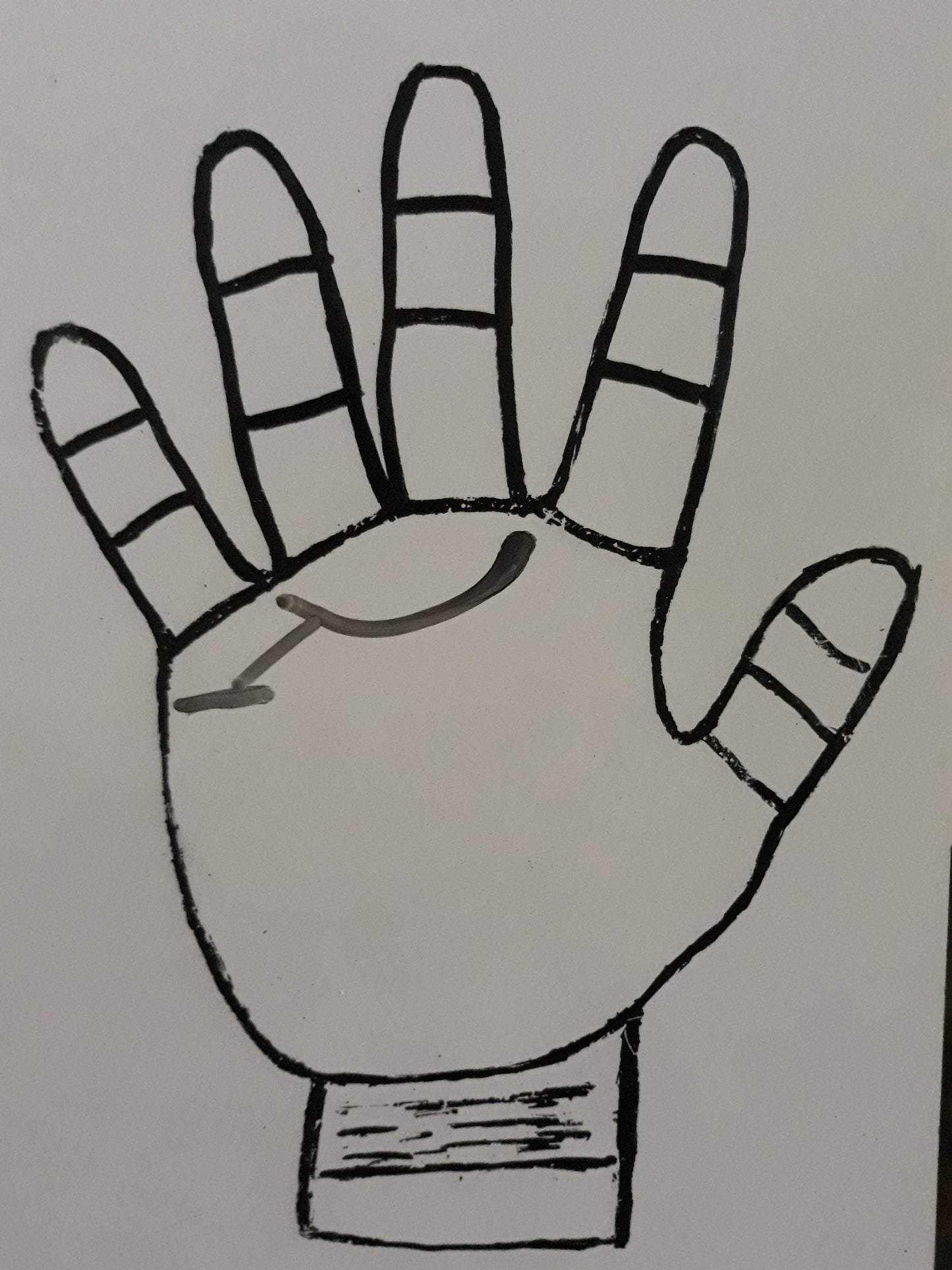 F7  GIRDLE CONNECTED AS MARRIAGE LINE