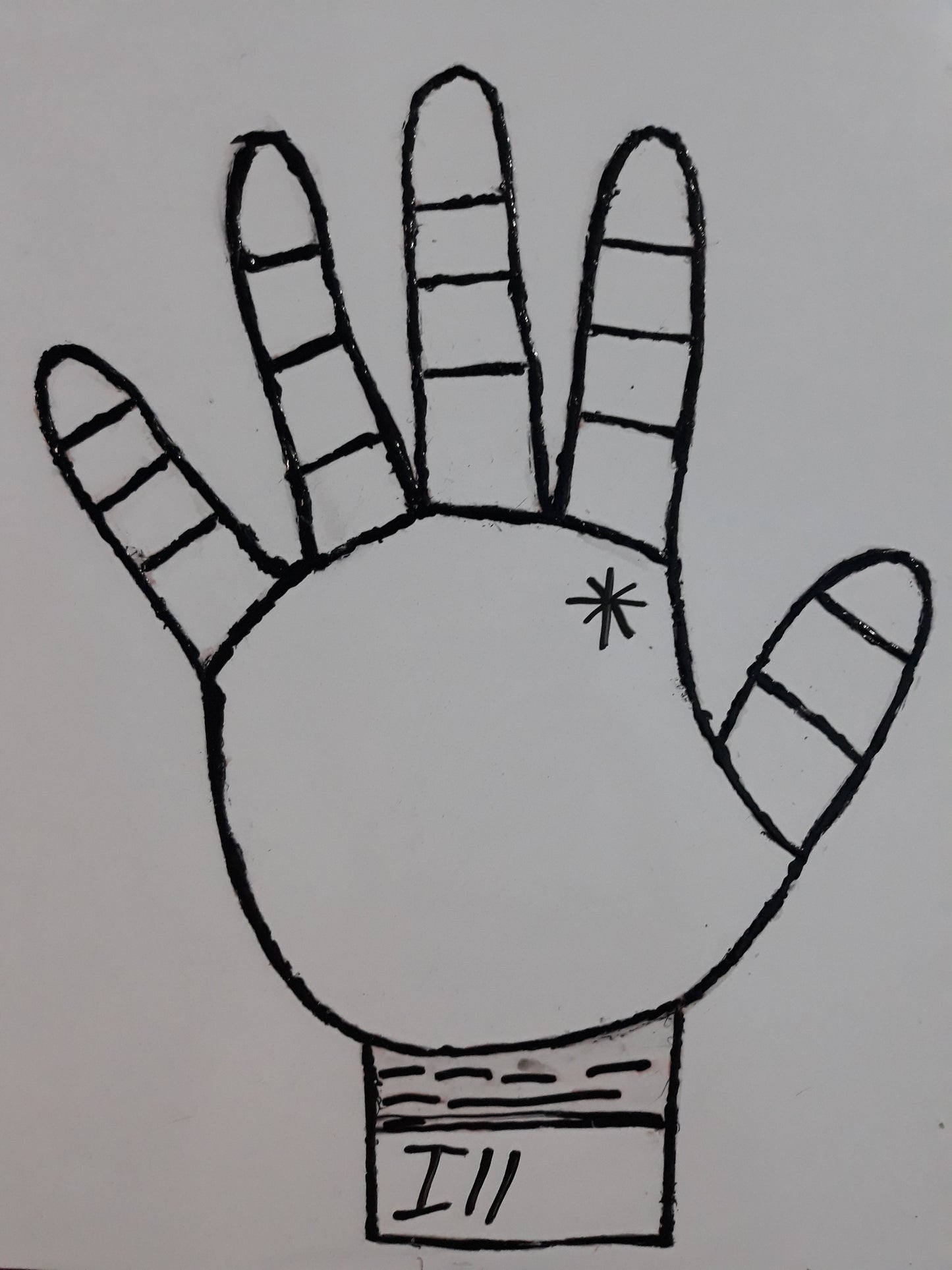 I11 HAND OF RELIGIOUS PREACHER