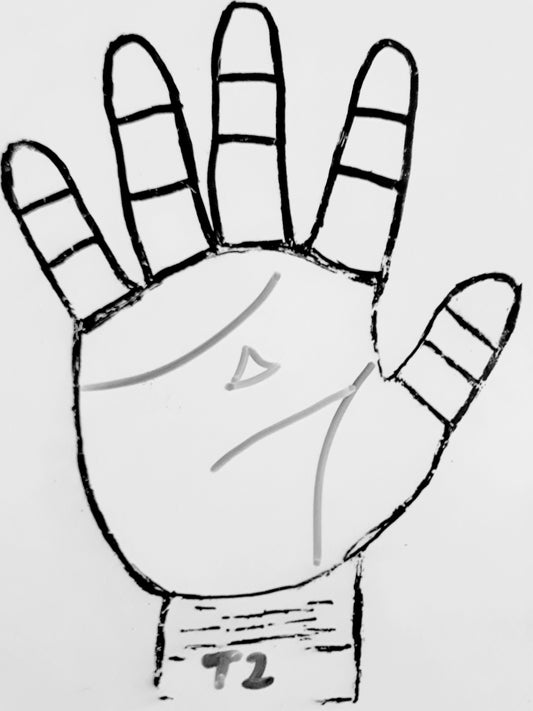 T2 TRIANGLE PART OF THE HAND